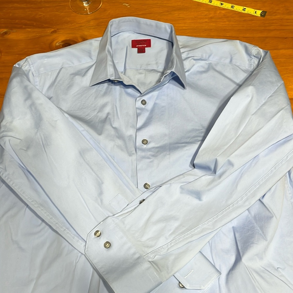 Alfani baby blue dress shirt large